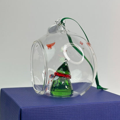 Swarovski Holiday Cheers Santa’s Elf Ball Ornament