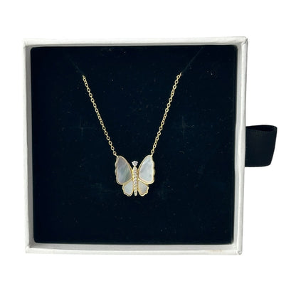 Stunning Butterfly Pendant Necklace – Elegant Effect with Central Butterfly Design | Perfect Gift for Her