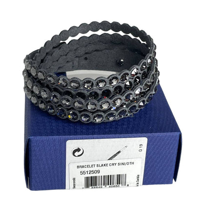 Swarovski Power Collection Adjustable Bracelet in Dark Gray