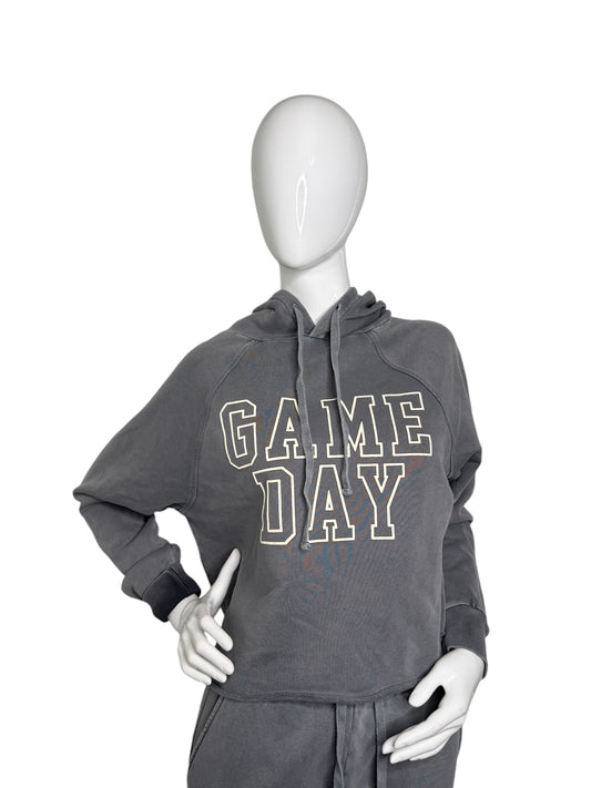 GAME DAY Mineral-Washed Hoodie Your Go-To Gear for Every Game STONE