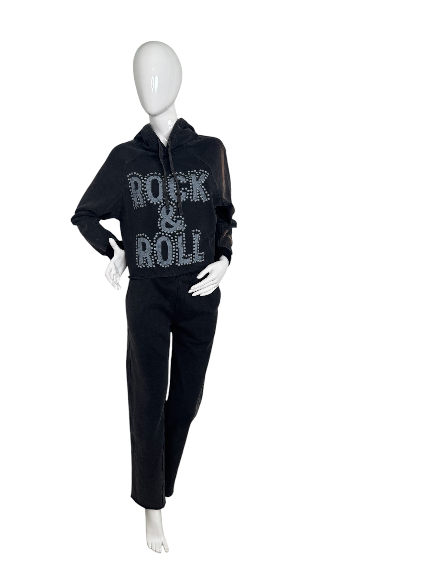 Rock & Roll Hoodie Your GoTo Gear for Concerts and Casual Days Stone