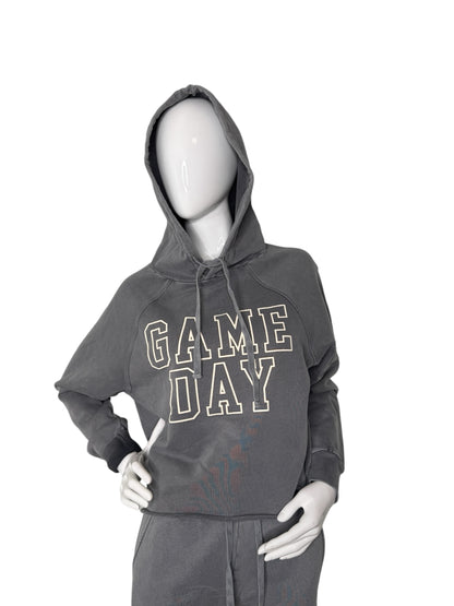 GAME DAY Mineral-Washed Hoodie Your Go-To Gear for Every Game STONE