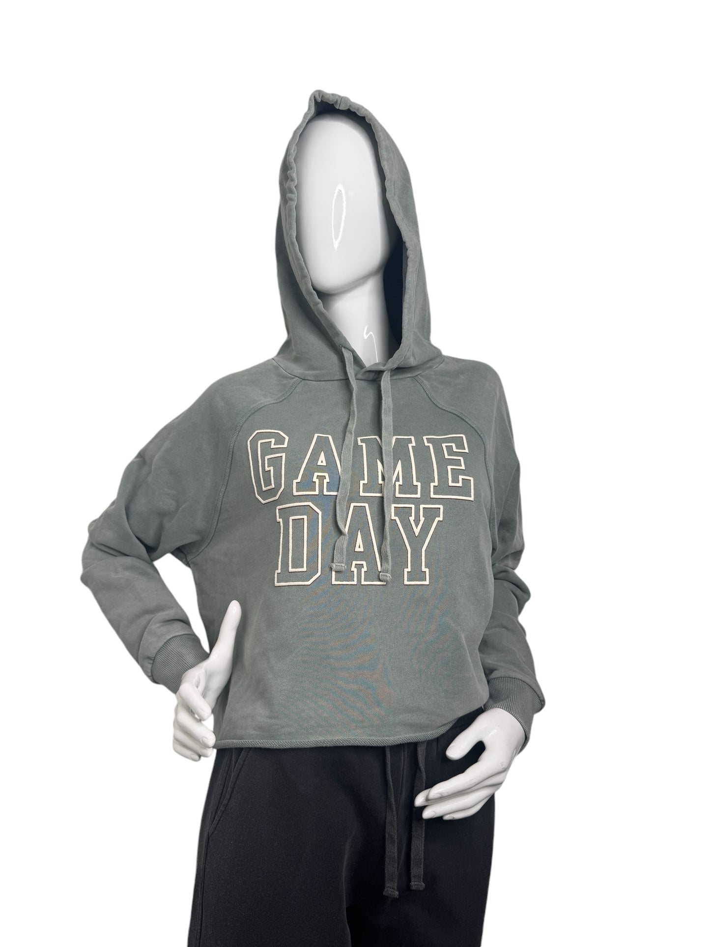 GAME DAY Mineral-Washed Hoodie Your Go-To Gear for Every Game Sage