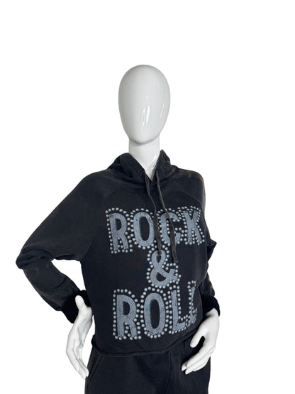 Rock & Roll Hoodie Your GoTo Gear for Concerts and Casual Days Stone