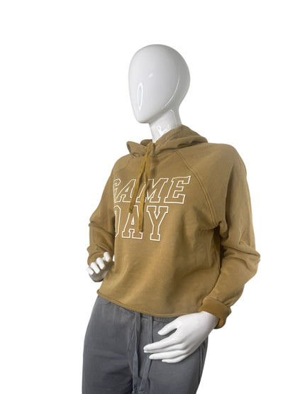 GAME DAY Mineral-Washed Hoodie Your Go-To Gear for Every Game CAMEL S