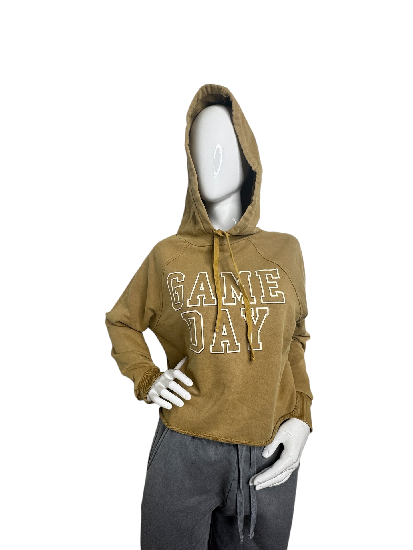 GAME DAY Mineral-Washed Hoodie Your Go-To Gear for Every Game CAMEL S