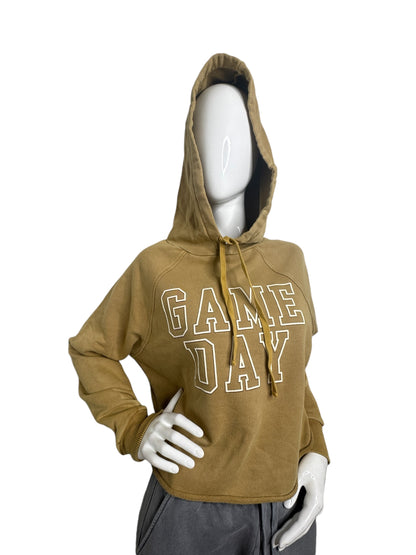 GAME DAY Mineral-Washed Hoodie Your Go-To Gear for Every Game CAMEL S