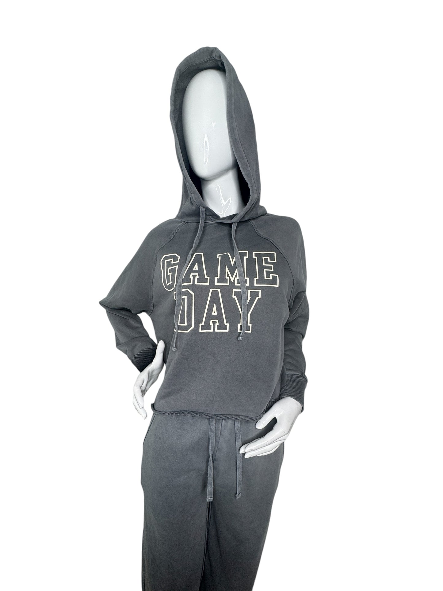 GAME DAY Mineral-Washed Hoodie Your Go-To Gear for Every Game STONE