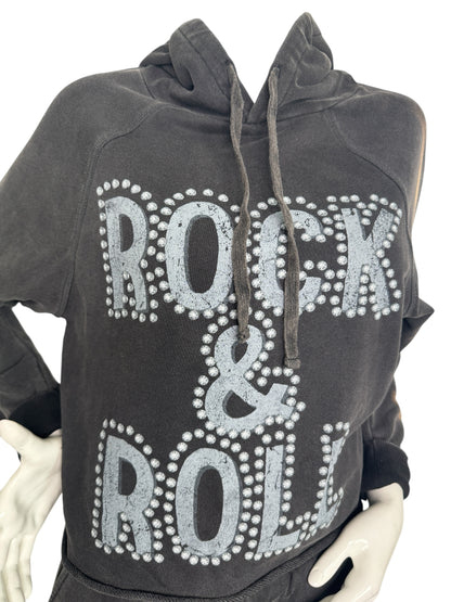 Rock & Roll Hoodie Your GoTo Gear for Concerts and Casual Days Stone