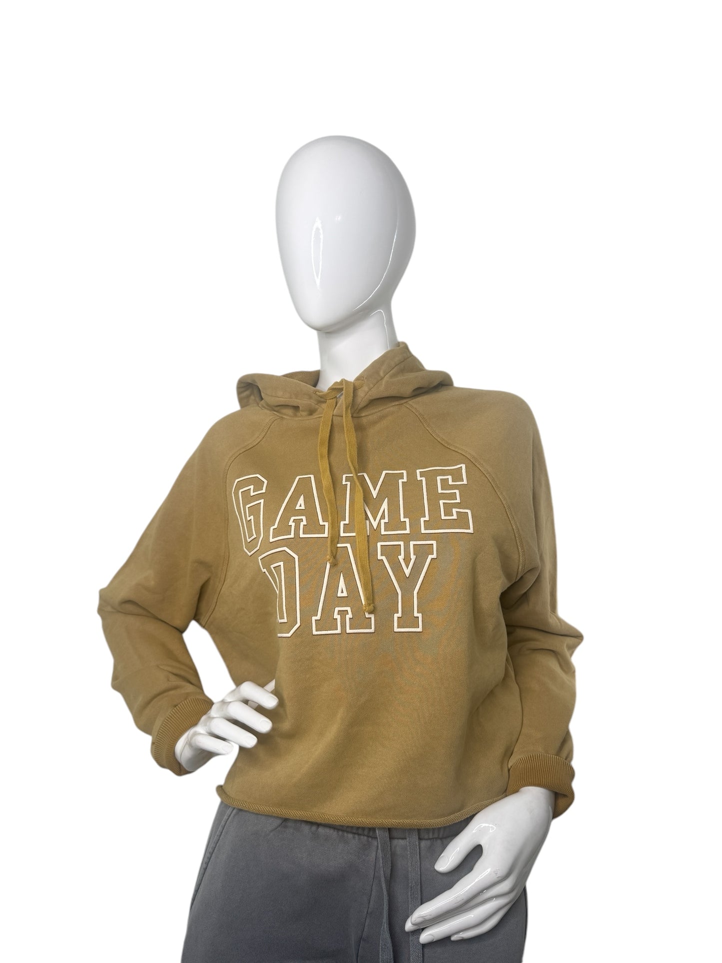 GAME DAY Mineral-Washed Hoodie Your Go-To Gear for Every Game CAMEL S