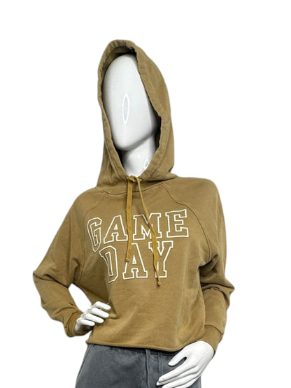 GAME DAY Mineral-Washed Hoodie Your Go-To Gear for Every Game CAMEL S