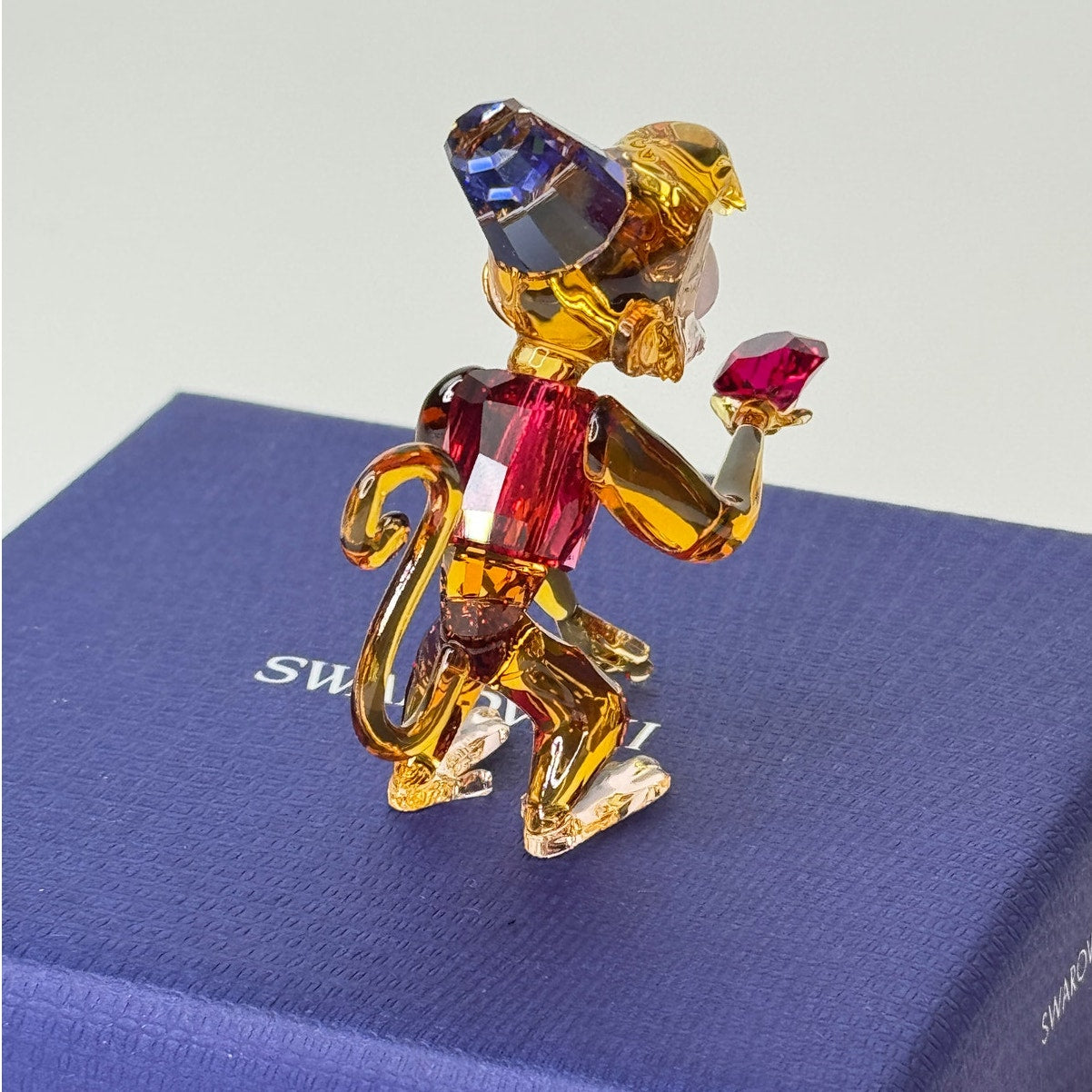 Swarovski Princess Jasmine and Abu Bundle Crystals Figurine Home decor