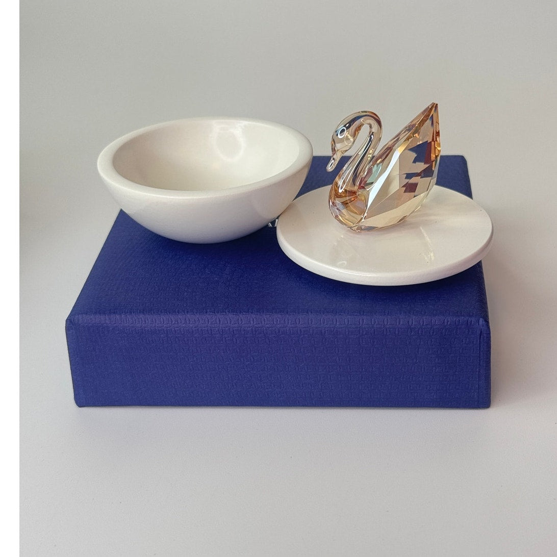 Swarovski Keepsake Decorative Box Swan home decor