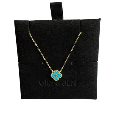 Necklace & Bracelet turquoise floral Jewelry Set