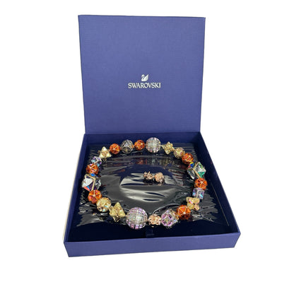 Swarovski Curiosa necklace Magnetic closure, Multicolored, Mixed metal finish