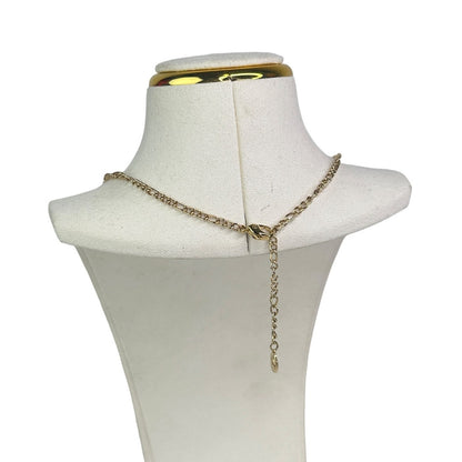 Swarovski Curiosa ring holder necklace Gold tone, Gold-tone plated