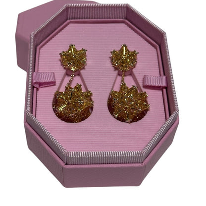 Swarovski Curiosa drop earrings  three-dimensional Geometric shape