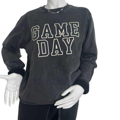 GAME DAY Vintage Sweatshirt black