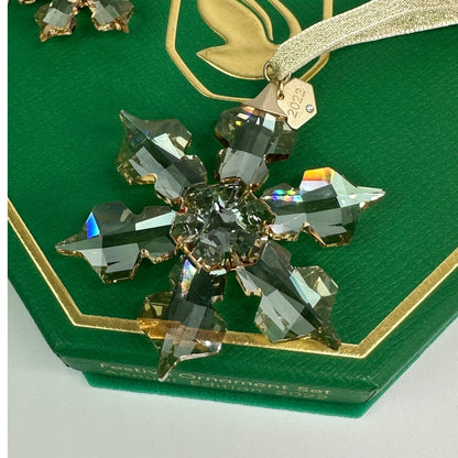 Swarovski Festive Annual Edition 2022 Ornament Set of 3