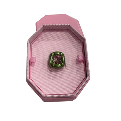 Swarovski Dulcis Cocktail Ring sizen 50 / 5 Green New