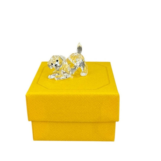 Swarovski Peaceful Countryside Labrador Puppy Dog Figurine