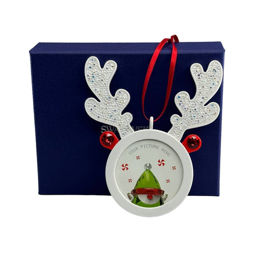 Swarovski Holiday Cheers Reindeer Hanging Picture Frame Christmas