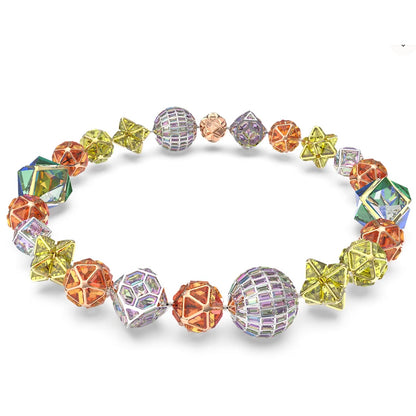 Swarovski Curiosa necklace Magnetic closure, Multicolored, Mixed metal finish