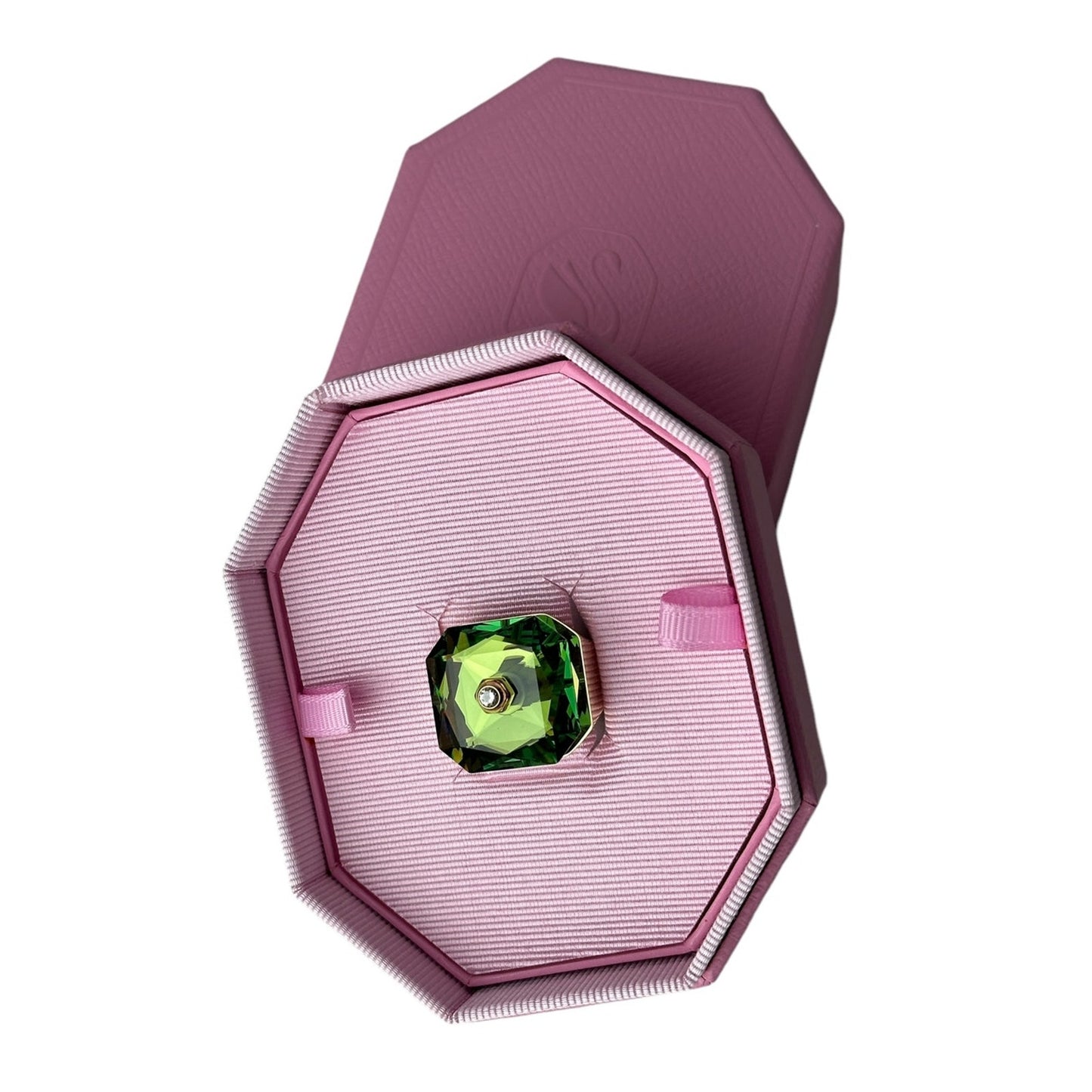 Swarovski Numina cocktail ring Octagon cut, Green Size 7 / EUR 55