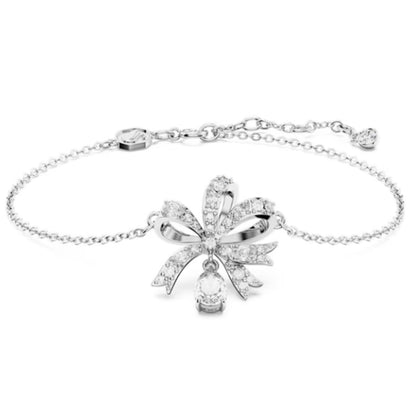 Swarovski Volta Rhodium Plated White Bow Bracelet 5647581