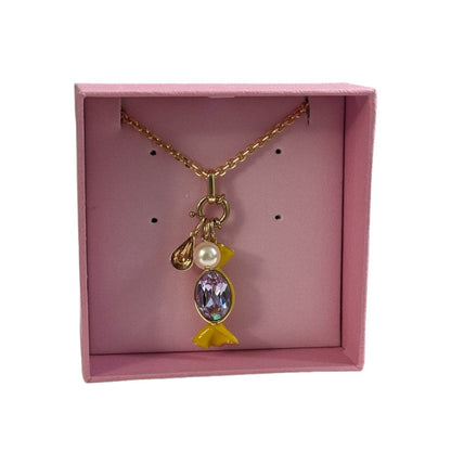 Swarovski Crystal Dulcis Pendant, Candy, Multicolored, Gold-Tone Plated