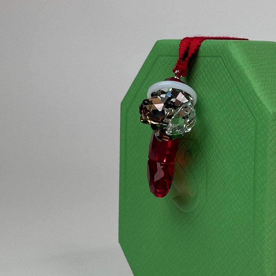 Swarovski Christmas Holiday Cheers Beagle Ornament Christmas