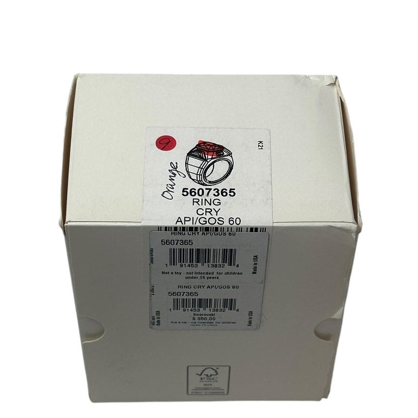 Swarovski Chroma Cocktail Ring Pink and Gold 60 EUR - 9 USA