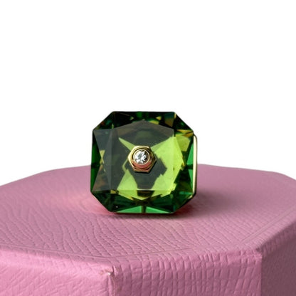 Swarovski Numina cocktail ring Octagon cut, Green Size 7 / EUR 55