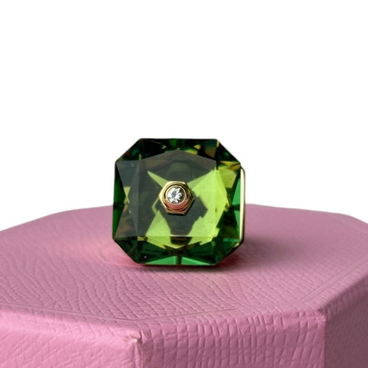 Swarovski Numina cocktail ring Octagon cut, Green Size 7 / EUR 55