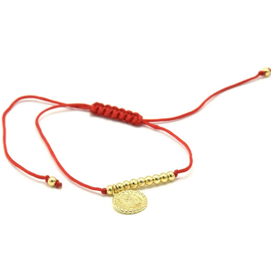 Red String Virgen de Guadalupe Protection Bracelet