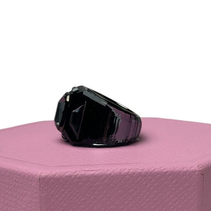 Swarovski Chroma cocktail ring Black, Ruthenium plated 55 EUR /  7 USA