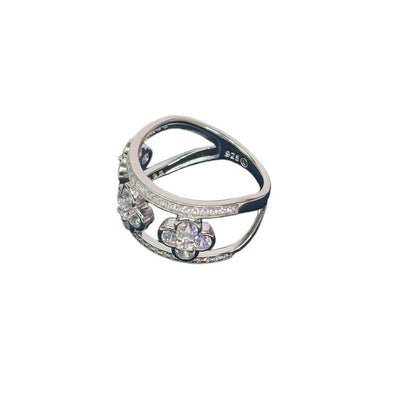 Bella Clover Ring 925 Sterling Silver