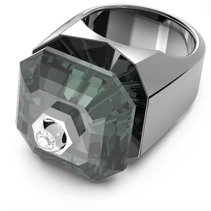 Swarovski Numina cocktail ring Octagon cut, Black, Ruthenium plated EUR 58 / 8USA