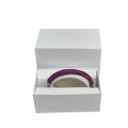 Swarovski Atelier Tigris bangle, Pink, bangle Rhodium plated New Bracelet