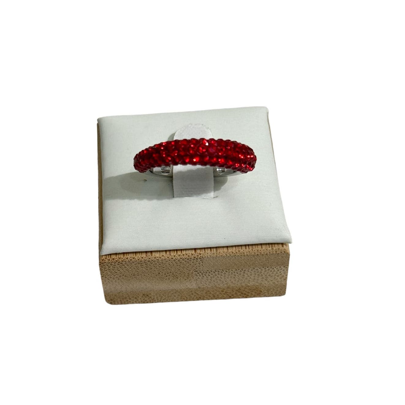 Swarovski Atelier Tigris ring Red, Rhodium plated Size 52/USA6 nEW