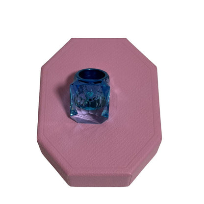 Swarovski Lucent cocktail ring Oversized crystal, Octagon cut, Blue 58 / 8USA