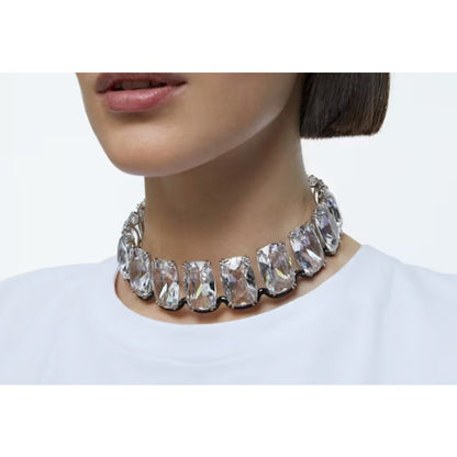 Swarovski Outlet Harmonia choker Oversized floating crystals Necklace M