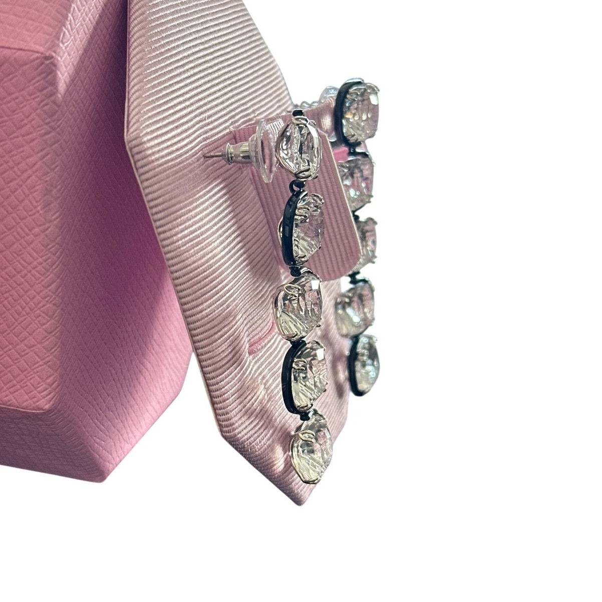 Swarovski Floating Harmonia Drop White crystal Long Earrings