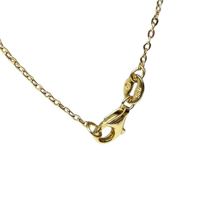 Blue Heart of Shine gold Necklace