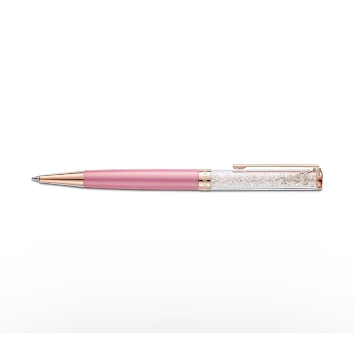 Swarovski Crystalline Ballpoint Pen  Love Charm pink new
