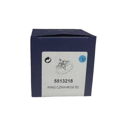 Swarovski Symbolic Star Motif Ring White, Rose-gold tone plated size 6 / EUR 52