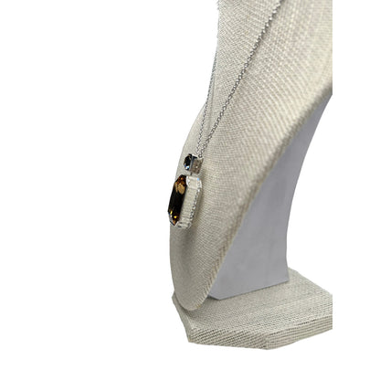 Swarovski Elegance of Africa pendant Set (2), Brown, Rhodium plated Necklace