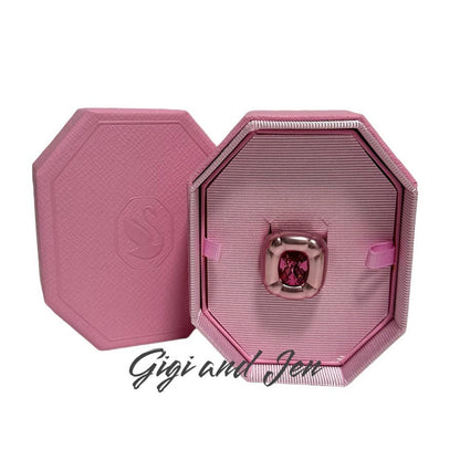 Swarovski Dulcis cocktail ring Cushion cut, Pink  58 / 8 USA