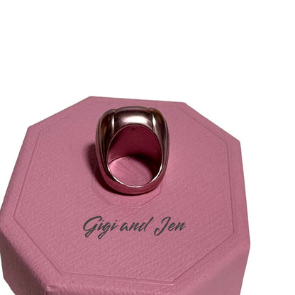 Swarovski Dulcis cocktail ring Cushion cut, Pink  58 / 8 USA