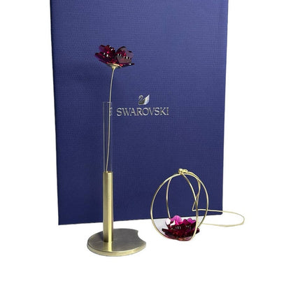 Swarovski Crystal Flowers Garden Tales Set Rose